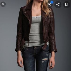 Abercrombie & Fitch Leather Jacket